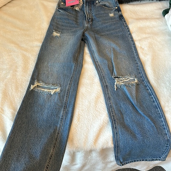 Edikted Straight Leg Jeans - Picture 3 of 7